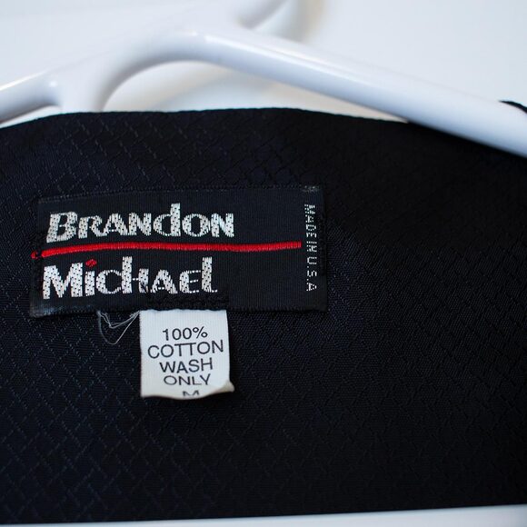 VTG Geometric Colorful Quilted Prom Vest 90s Funky Formal | Dark Winter - Picture 2 of 5